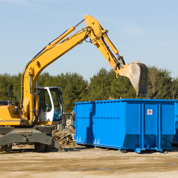 are there any additional fees associated with a residential dumpster rental in Martinez Lake